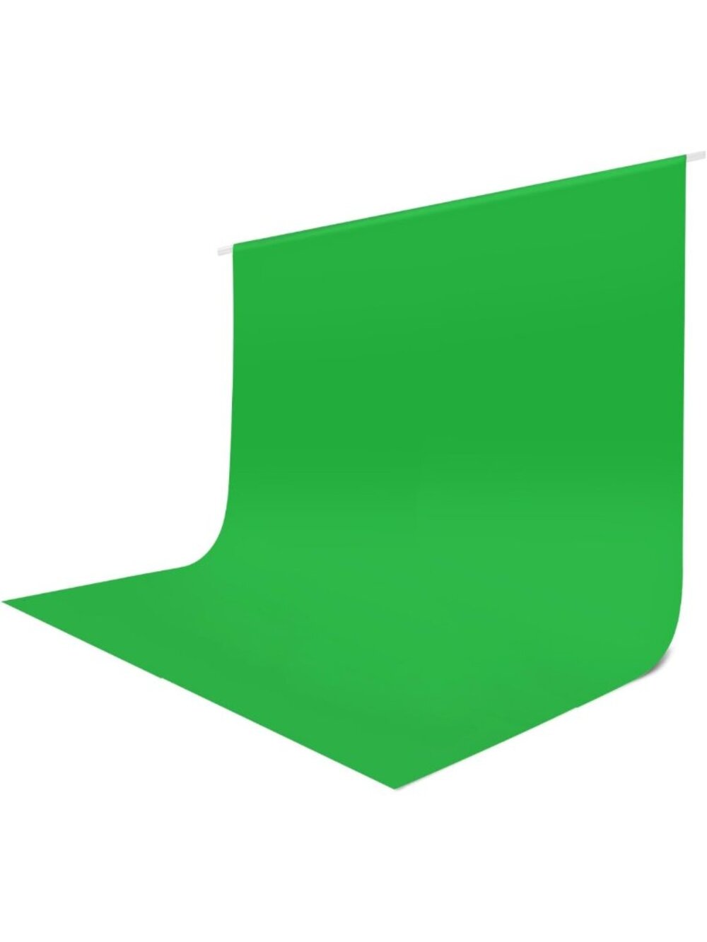 10x10 ft Green Screen Backdrop - Thick Polyester Chromakey Curtain for